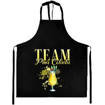 Discover Team Pina Colada Cocktail Bartender Aprons