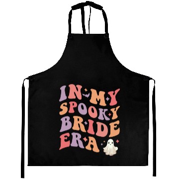 Discover In My Spooky Bride Era Halloween Wedding Bride Aprons
