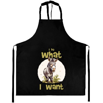 Discover I do what I want - donkey Aprons