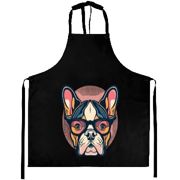 Discover FRENCH BULLDOG DOG LOVERS Aprons