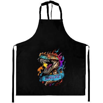 Discover Roaring Evolution Aprons
