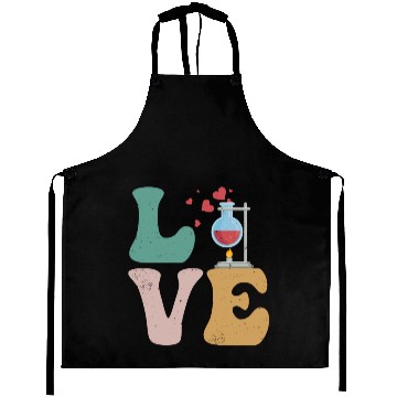 Discover Chemistry Chemist Science LOVE Aprons
