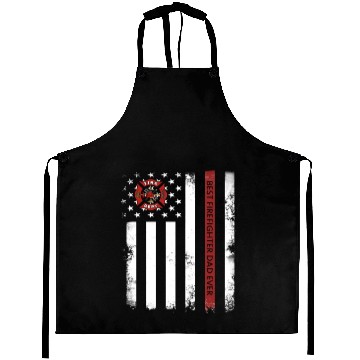 Discover Best firefighter ever dad Aprons