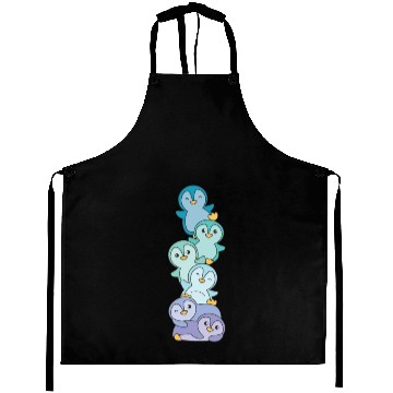 Discover Neptunic Flag Pride Lgbtq Cute Pengui Pile Aprons