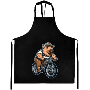 Discover Pig Pork Bicycle Aprons