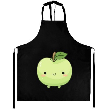 Discover Cute Apple Green Orchard Picking Kawaii Fruit Aprons