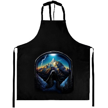 Discover Skiing Ski Googles Mountains Alps Skier Aprons