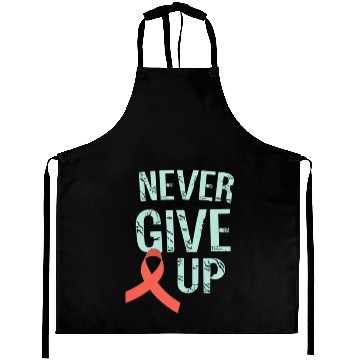 Discover Never Give Up HIV Awareness - Inspiring Resilience Aprons