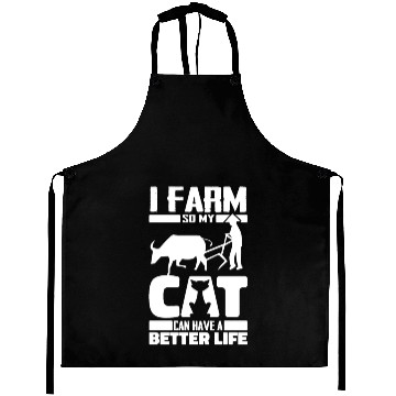 Discover Farming Farmer Cat Aprons