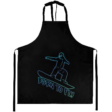 Discover Snowboarding Born to Fly Snowboard Snowboarders Aprons