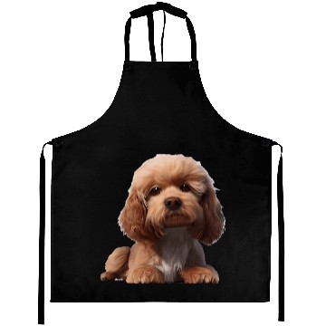 Discover Cavapoo breed Dog | Unique Animal Lover Design Aprons