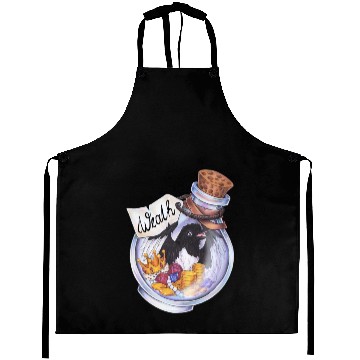 Discover Potion magpie bird coins money treasure wealth Aprons