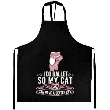 Discover Ballet Ballerina Cat Aprons