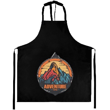 Discover Adventure / Mountains / Old School / Retro Aprons