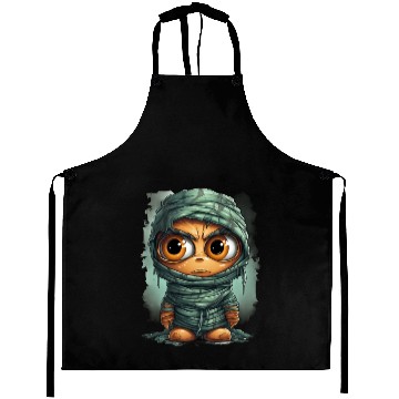 Discover Halloween Spooky Cartoon Mummy Aprons