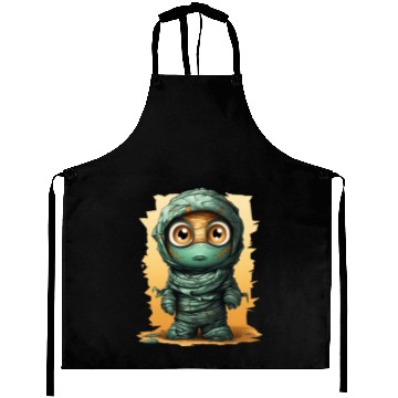 Discover Halloween Spooky Cartoon Mummy Aprons
