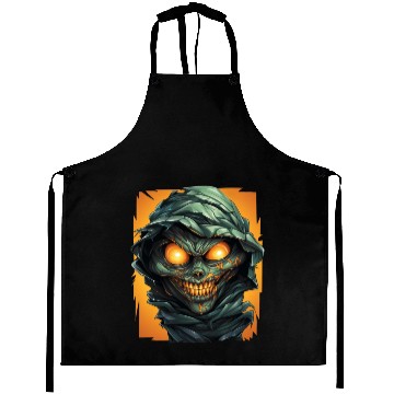 Discover Halloween Spooky Cartoon Mummy Aprons