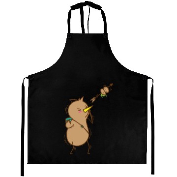 Discover Kiwi with Bow and Arrow Bird and Fruit Aprons