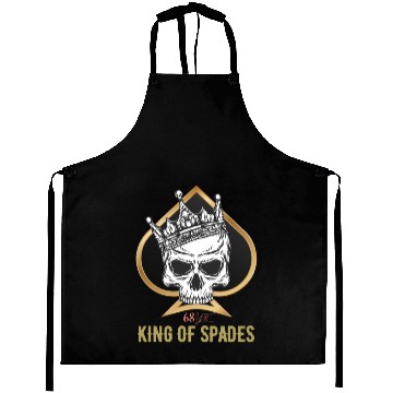 Discover King of spades skull Aprons