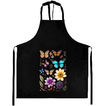Discover Colourful butterfly design Aprons