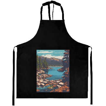 Discover Lake Tahoe California Aprons, Lake Tahoe Aprons, L