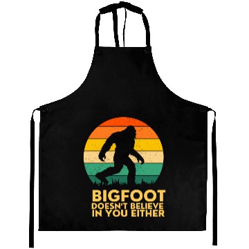 Discover Bigfoot Doesnt Believe in You Either Aprons