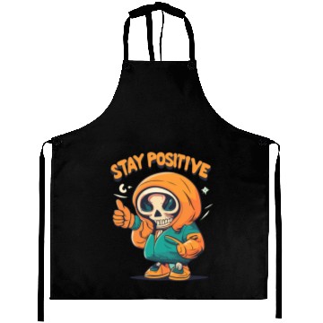 Discover Stay Positive Designs Aprons