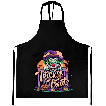 Discover Halloween Clown Aprons