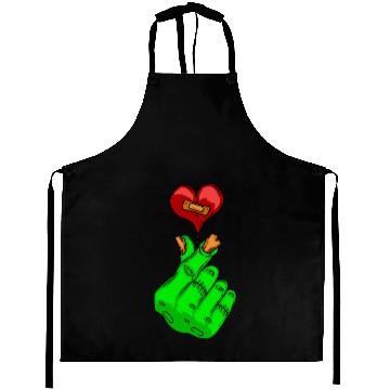 Discover Zombie Love Saranghae Aprons