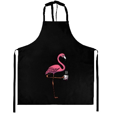 Discover Flamingo Bird Coffee Lover Aprons