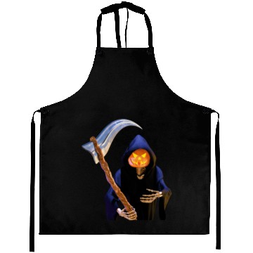 Discover The Grim Reaper for Halloween Aprons