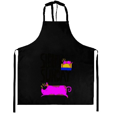 Discover Sleepy Sunday Cute Pig Aprons