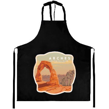 Discover Arches National Park Stickers Aprons