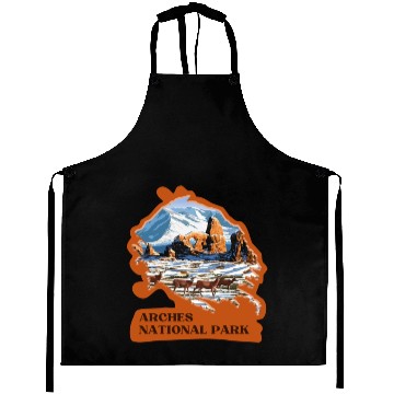 Discover Arches National Park Stickers Aprons