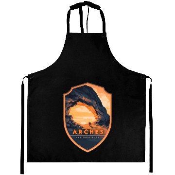 Discover Arches National Park Stickers Aprons