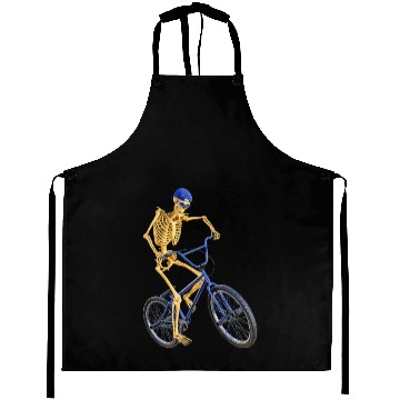 Discover The Grim Reaper doing freestyle biking Aprons