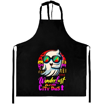 Discover Halloween Ghost with Wanderlust avoiding City Dust Aprons
