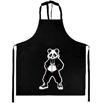 Discover Cool Graffiti Panda Aprons