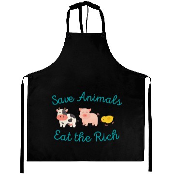 Discover Save Animals Eat the Rich Aprons