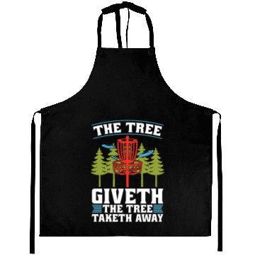 Discover Disc Golf The Tree Giveth The Tree Frisbee Golf Aprons