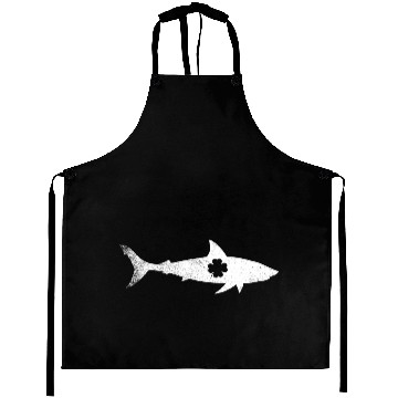Discover Shark Shamrock St Patricks Day Shark Lover Aprons