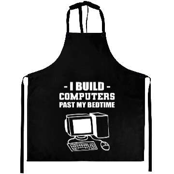 Discover I Build Computers Computer Engineer Gift Aprons