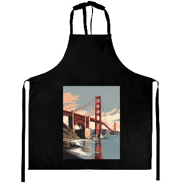 Discover Golden Gate Bridge California Aprons, Golden Gate