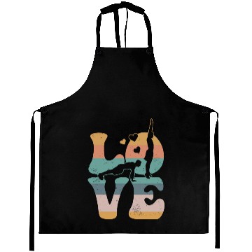 Discover Burpees Workout Gym LOVE Aprons