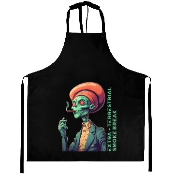 Discover Alien Relax for Break Aprons