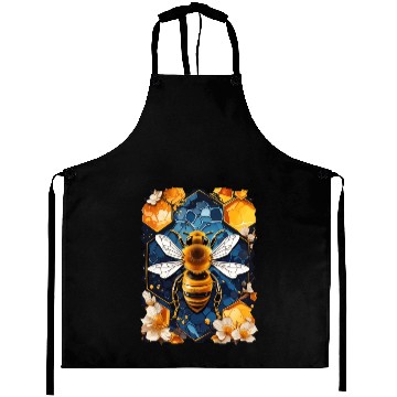Discover Artistic honeycomb and bee Aprons