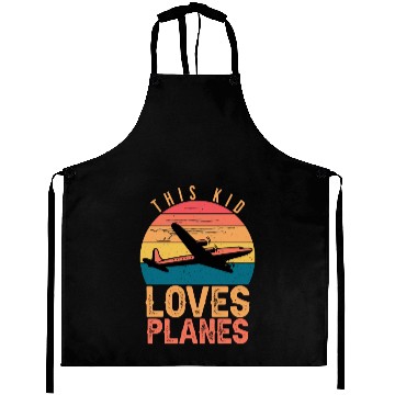 Discover This Kid Loves Planes Aprons