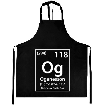 Discover Oganesson Element (white) Aprons