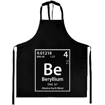 Discover Beryllium Element (white) Aprons