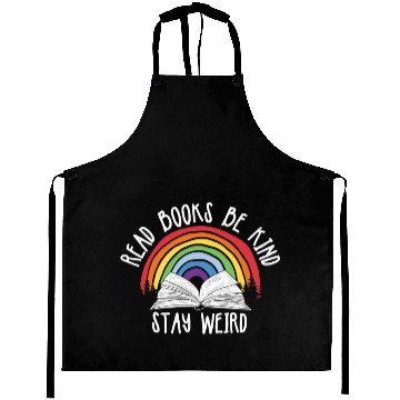 Discover Read Books Be Kind Stay Weird Reading Aprons